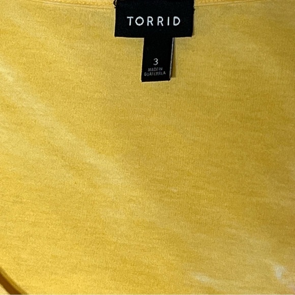 Torrid Classic Fit Triblend Jersey Henley Short Sleeve Tee Women’s Size 3 (3X) - Picture 9 of 10